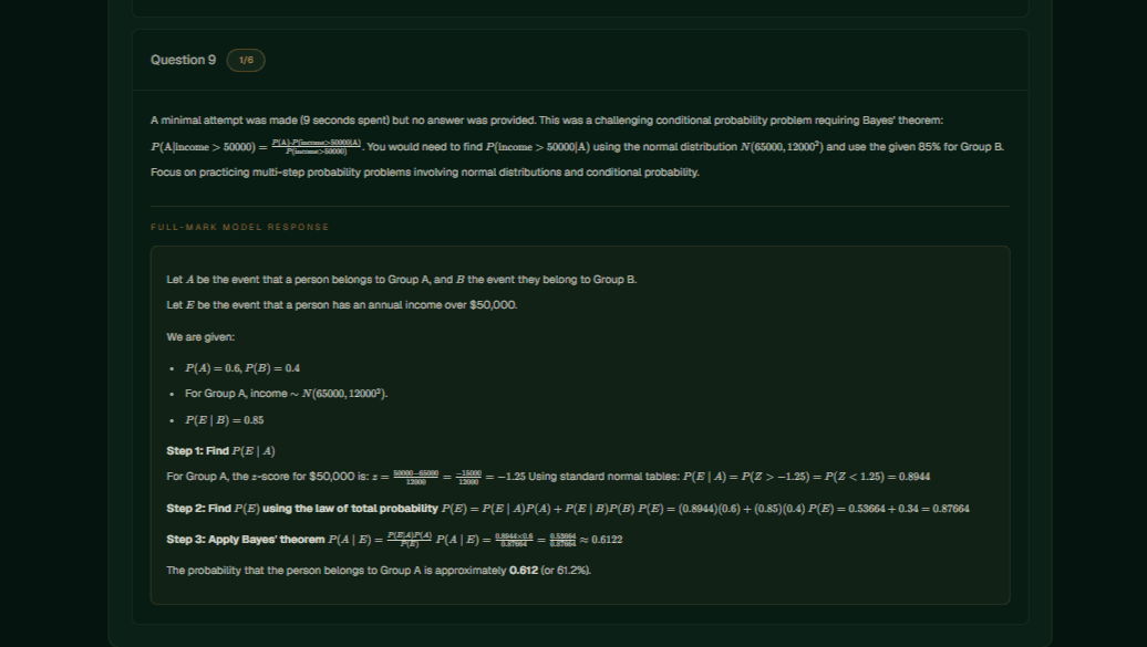Exam Mode screenshot 2