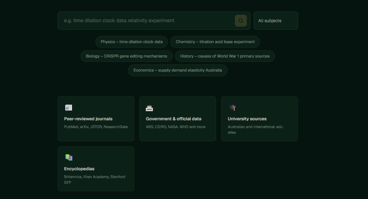 Source Finder screenshot 1
